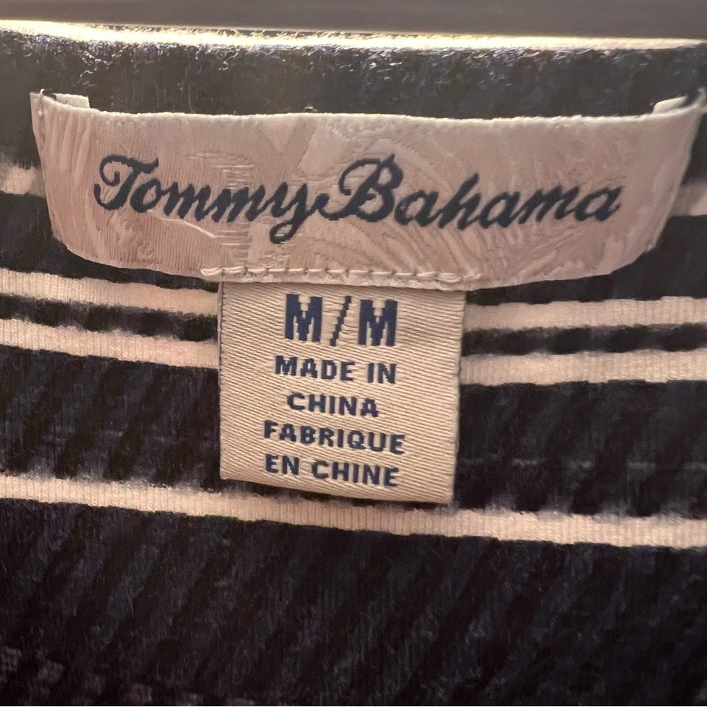 Tommy Bahama Anoche Sleeveless Stripe Shift HI-LOW Maxi Dress Sz M - Picture 8 of 14